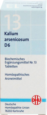 BIOCHEMIE DHU 13 Kalium arsenicosum D 6 Tabletten