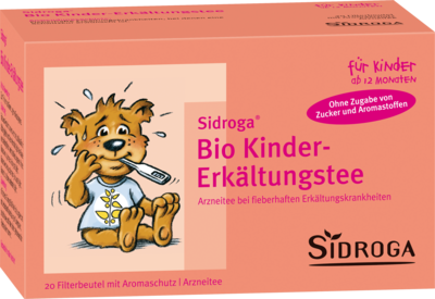 SIDROGA Bio Kinder-Erkältungstee Filterbeutel