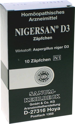 NIGERSAN D 3 Zäpfchen