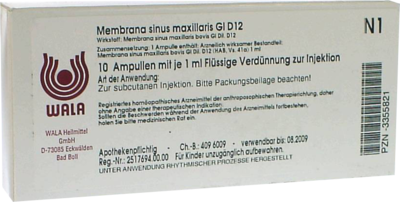 MEMBRANA sinus maxillaris GL D 12 Ampullen