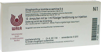 STROPHANTHUS KOMBE e semine D 4 Ampullen