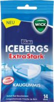 WICK BLAU Icebergs extra stark Kaugummi