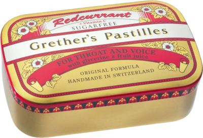 GRETHERS Redcurrant+Vitamin C zuckerfrei Pastillen