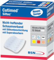 CUTIMED Siltec Schaumverb.10x10 cm nicht haftend