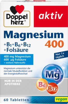 DOPPELHERZ Magnesium 400 mg Tabletten