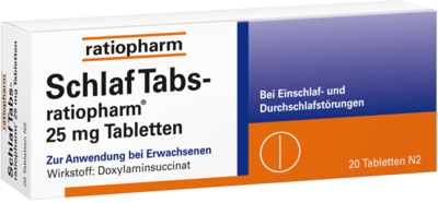 SCHLAF TABS-ratiopharm 25 mg Tabletten