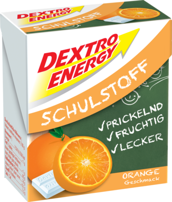 DEXTRO ENERGY Schulstoff Orange Täfelchen