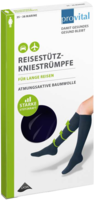 PROVITAL Reisekniestrümpfe Gr.39-42 schwar.Baumw.