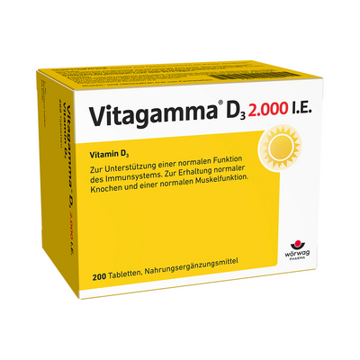 VITAGAMMA D3 2.000 I.E. Vitamin D3 NEM Tabletten