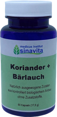 KORIANDER+BÄRLAUCH Kapseln