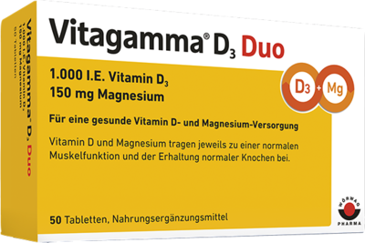 VITAGAMMA D3 Duo 1.000 I.E Vit.D3 150mg Magnes.NEM