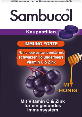 SAMBUCOL Immuno Forte Pastillen mit Honig