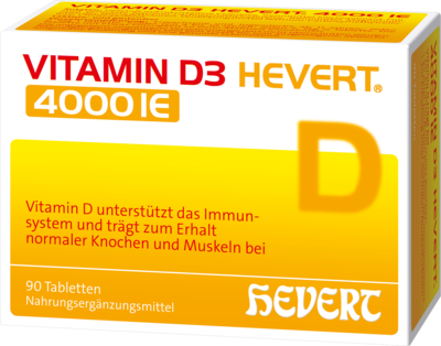 VITAMIN D3 HEVERT 4.000 I.E. Tabletten