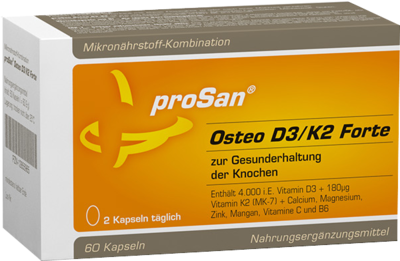 PROSAN Osteo D3/K2 Forte Kapseln