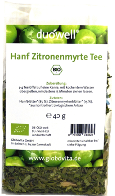 DUOWELL Hanf Zitronenmyrte Tee Bio