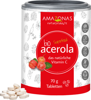 ACEROLA 100% Bio natürliches Vit.C Lutschtabletten