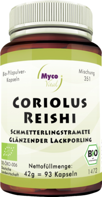 CORIOLUS REISHI Pilzpulver-Kapseln Bio