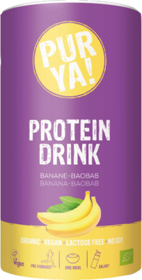 PURYA Protein Drink Bio Banane-Baobab Pulver