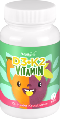 VITAMIN D3+K2 Kinder Kautabletten vegan