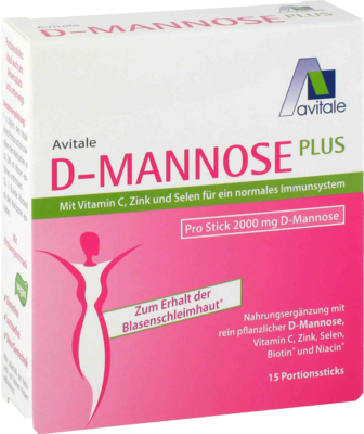 D-MANNOSE PLUS 2000 mg Sticks m.Vit.u.Mineralstof.