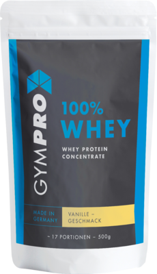 GYMPRO 100% Whey Protein Pulver Vanille