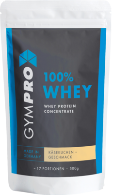 GYMPRO 100% Whey Protein Pulver Käsekuchen