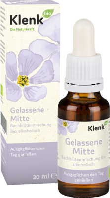 BACHBLÜTEN Bio gelassene Mitte Tropfen