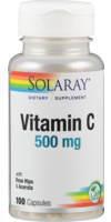 VITAMIN C 500 mg m.Hagebutte & Acerola Solaray Kps