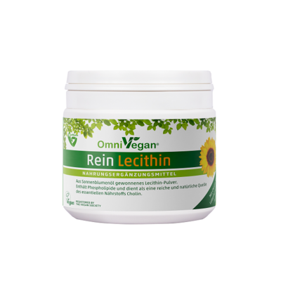 OMNIVEGAN Rein Lecithin aus Sonnenblumen Pulver